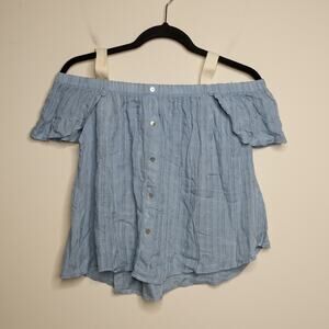 Lily White Off the Shoulder Top - Size M - NWT